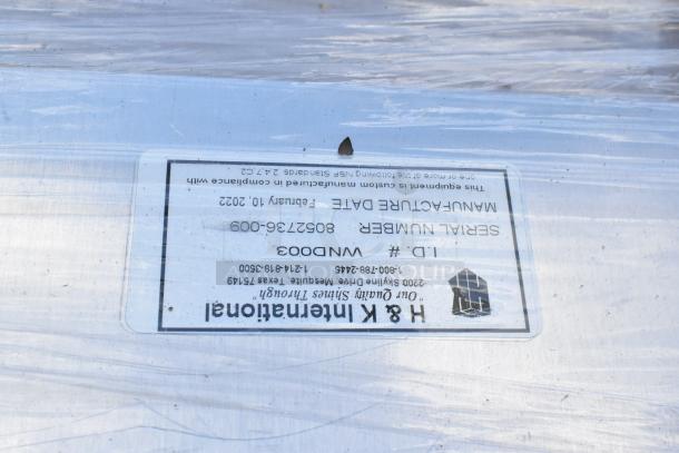 18 brand new boxes with H&K WND003 IMI Template, labeled with ID WND003, manufacture date February 10, 2022.