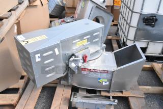 2021 CaptiveAire CASRE13BD metal commercial power ventilator/exhaust fan in used condition, visible labels.