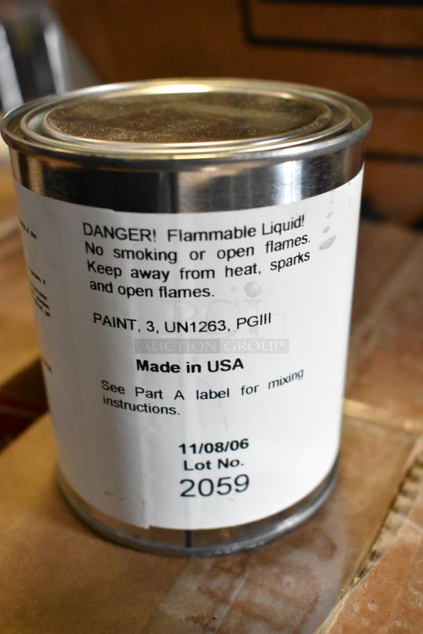 15 cans of Pro Guard Chemicals including 2407 Part C Epoxy, labeled as flammable; Made in USA; Lot No. 2059.