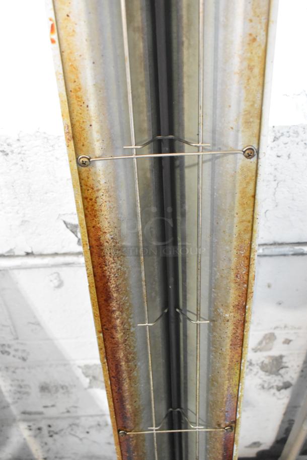 2 Hatco GRAH-72 metal heat strip warmers, 120 volts, 1 phase, visible surface rust, industrial use, twice your bid deal.