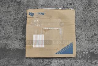 Alt text: Vollrath 6 Qt. stainless steel food pan in original, slightly dented box. Model 92246862, new condition.