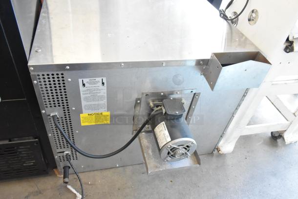 2022 Southbend BGS/13SC commercial convection oven, stainless steel, view-through doors, thermostatic controls, metal legs.