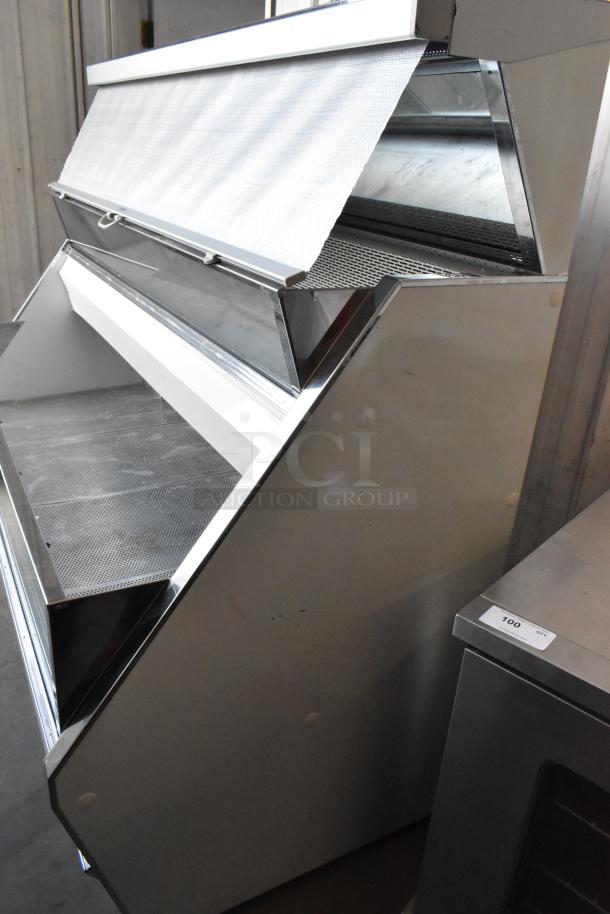 Knox Metal Commercial Grab N Go Merchandiser, floor style, open horizontal design, 115 volts, 1 phase, clean condition.