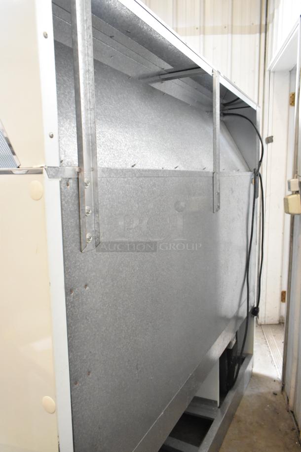 Knox Metal Commercial Floor Style Open Grab N Go Horizontal Merchandiser, 115V, 1 Phase, metal finish, used condition.