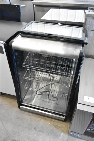 2023 KoolMore CDC-49-SS commercial refrigerated display case, stainless steel, 115 volts, new condition.