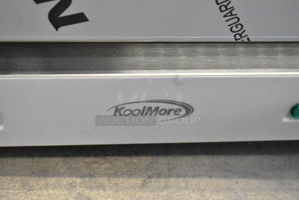 BRAND NEW 2025 KoolMore KM-CTCO-44 convection oven, stainless steel, commercial grade, visible logo and control panel.