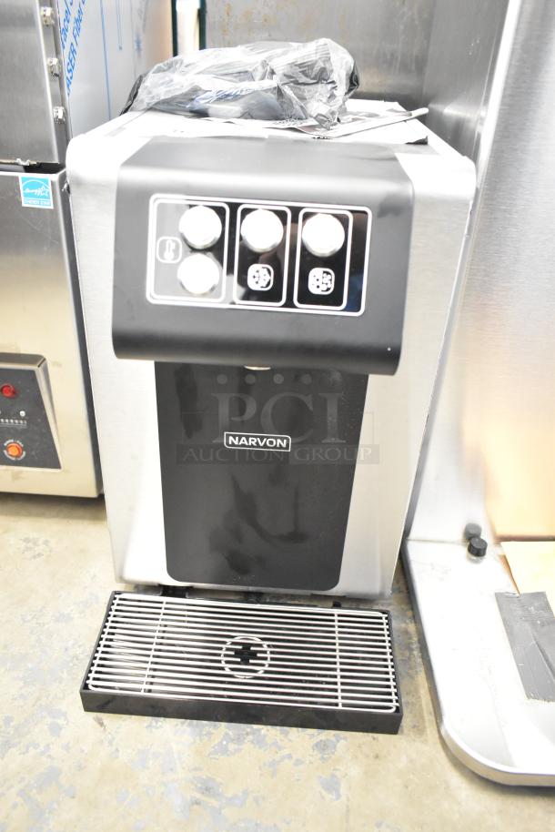 Brand new Narvon 23BCWD8HT countertop water dispenser with hot, chilled, ambient, and sparkling options. Scratch and dent.