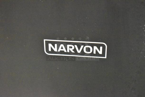 Narvon logo on the 2024 23BCWD8HT countertop water dispenser offering hot, chilled, ambient, and sparkling water.