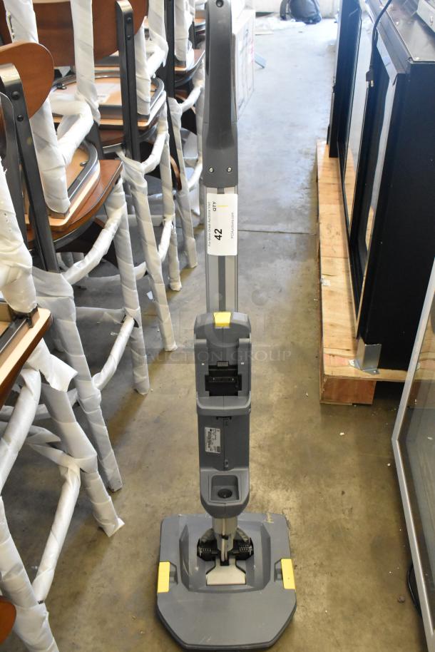 BRAND NEW 2021 Karcher BR 30/1 C BP cordless floor scrubber, 12" width, includes lithium-ion battery and charger, scratch and dent condition.