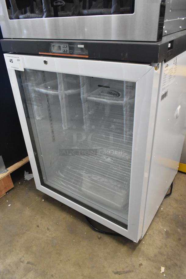 Brand new KoolMore KM-PHR-45C pharmacy refrigerator, 4.5 cu. ft., countertop, scratch and dent, emergency backup battery.