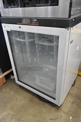BRAND NEW SCRATCH AND DENT! 2025 KoolMore KM-PHR-45C Commercial 4.5 cu. ft. Countertop Medical Pharmacy Refrigerator with Emergency Backup Battery and Alarm. 120 Volts, 1 Phase. - Item #1209139