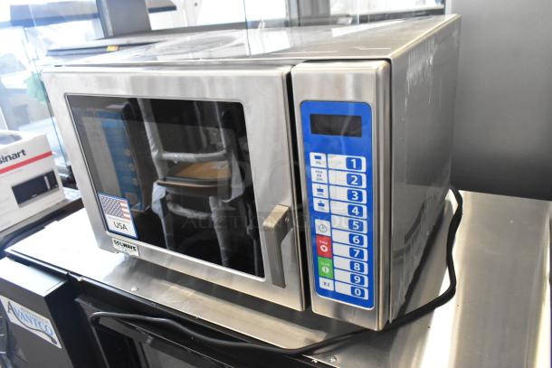 Brand new 2025 Solwave SWA21T stainless steel commercial microwave, medium-duty, push button controls, scratch and dent.