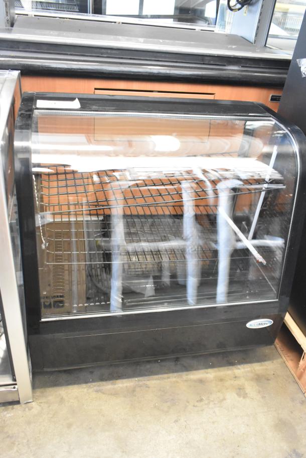 Brand new KoolMore CDC-3C-BK 26" refrigerated display case with adjustable shelves, 120 volts, scratch and dent.