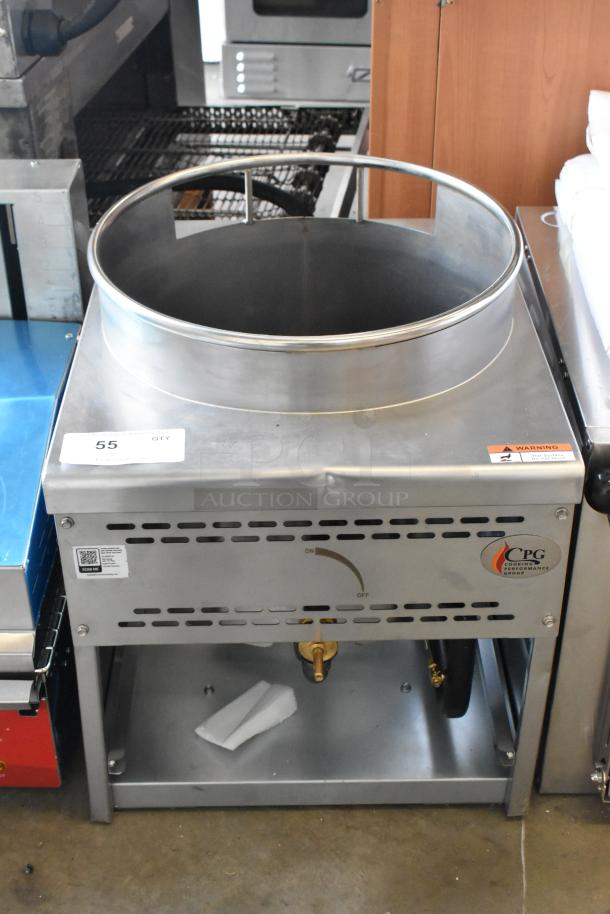 BRAND NEW Cooking Performance Group WOKR16L Liquid Propane Wok Range, 16" Ring, 125,000 BTU, scratch and dent condition.