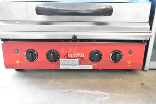 BRAND NEW Avantco 177SAL23M Stainless Steel Salamander, 23", Electric, 208/240V, 1 Phase, with controls, minor scratches.