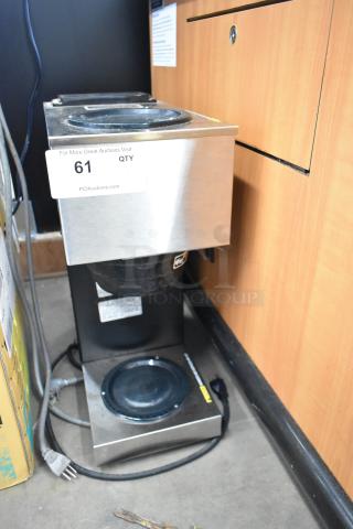 2023 Bunn VPR Stainless Steel Commercial Countertop 2 Burner Coffee Machine. 120 Volts, 1 Phase. - Item #1209155