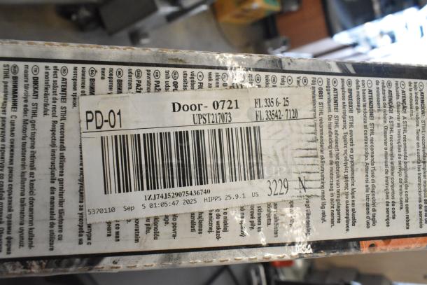 BRAND NEW SCRATCH AND DENT Stihl Light 04 PD-01 Unit, box label shows model details, barcode, and product information.