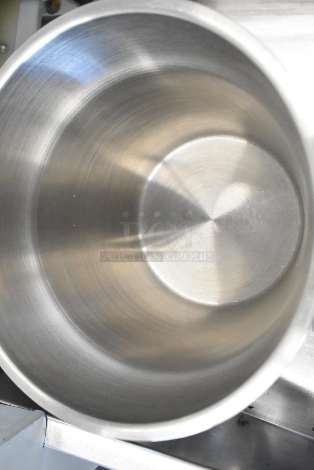 Stainless steel cylindrical drop-in bin, brand new with scratch and dent condition, 1 of 3 auction items including ice bucket.