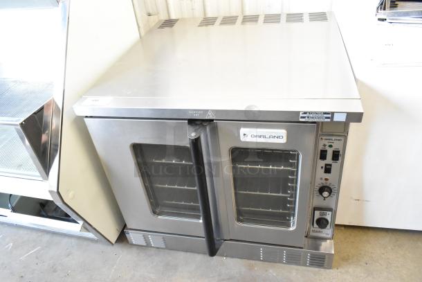 Garland Master 200 MCO-GS-10S stainless steel convection oven with view doors, metal racks, and thermostatic controls. 60,000 BTU.