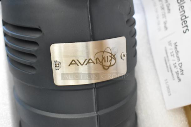 AvaMix 928IBHDW10 Heavy-Duty Immersion Blender with 10" Whisk, scratch and dent, 1 1/4 hp, 120V, brand new.