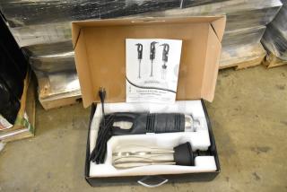 Brand new AvaMix 928IBHDW10 immersion blender with 10" whisk in box, heavy-duty, variable speed, 1 1/4 hp, 120V.