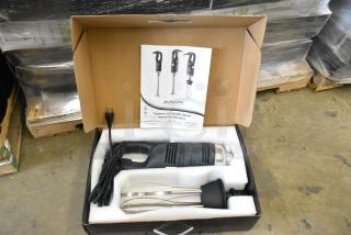 Brand new AvaMix 928IBHDW10 immersion blender in box, includes 10" whisk, 1 1/4 hp motor, 120V.