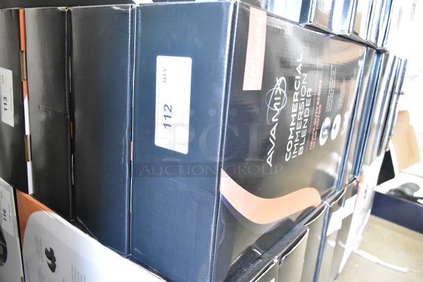 Boxes of AvaMix 928IBHDW10 Heavy-Duty Immersion Blender with 10" Whisk, 1 1/4 hp, variable speed, new condition.