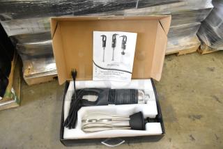 BRAND NEW AvaMix 928IBHDW10 Heavy-Duty Immersion Blender with 10" Whisk, 1 1/4 hp, 120V, in packaging with manual.