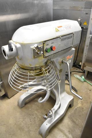 Presto PM-20 Metal Commercial Countertop 20 Quart Planetary Dough Mixer w/ Bowl Guard. 115 Volts, 1 Phase. - Item #1209235