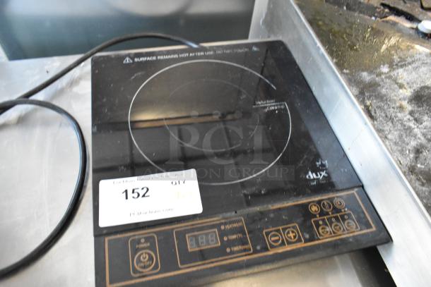 3 items: Secura 8100MC single burner induction range and 2 CookTek MC2502F double burners. 200-240V, 1 phase. Some visible damage.