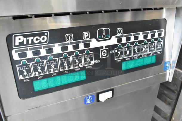 2019 Pitco Frialator SRTG stainless steel commercial rethermalizer, natural gas, 55,000 BTU, digital controls shown.