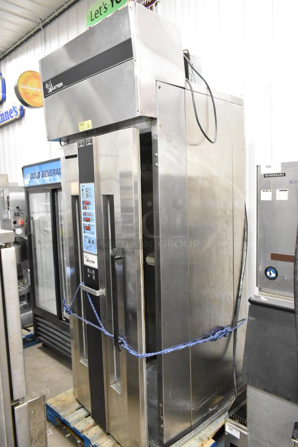 Baxter RP100 stainless steel commercial electric roll-in rack proofer, 208/240 volts, 1 phase, excellent condition.