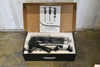 AvaMix 928IBHD18 18" immersion blender, brand new, heavy-duty, variable speed, 1 1/4 hp, in box with manual.