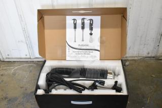 Brand new AvaMix 928IBHD18 heavy-duty 18" immersion blender, variable speed, 1 1/4 hp, 120 volts, in open box.