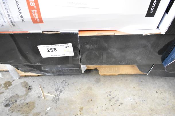 2 Brand New AvaMix 928IBHD18 Heavy-Duty 18" Immersion Blenders, 1 1/4 hp, 120V, scratch and dent, auction lot 258.