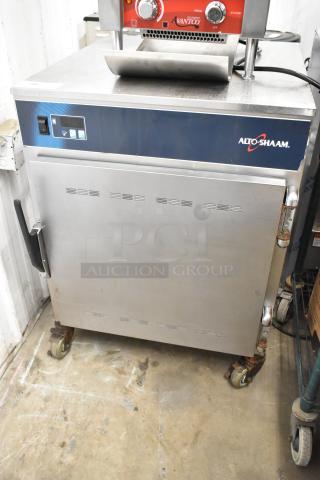 Alto Shaam 750-S Stainless Steel Commercial Heated Holding Cabinet on Commercial Casters. 120 Volts, 1 Phase. - Item #1209184