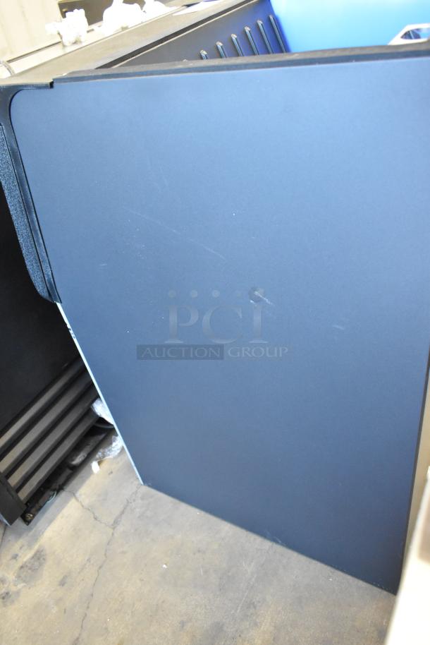 KoolMore CIM-315 stainless steel commercial ice head on metal bin, new with minor scratches, 115 volts, 1 phase.