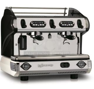 La Spaziale 2-Group Commercial Espresso Machine, stainless steel, barista-ready, ideal for coffee shops and cafés.