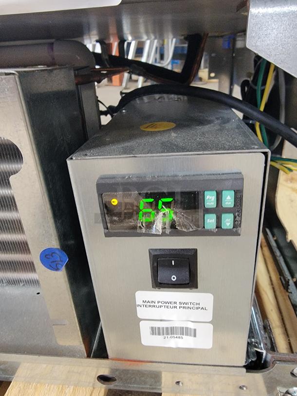 Structural Concepts NE3627RSV control panel, LED display, temperature settings, power switch. Model tested and working.