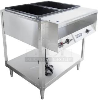 🍲 Vollrath ServeWell Steam Table - Perfect for Catering & Events! 🍲 Looking to upgrade your catering business or restaurant kitchen? This professional-grade Vollrath ServeWell Steam Table (Model 38002) is in great condition and ready to go. It's the perfect way to keep food warm and delicious for buffets, banquets, and other large gatherings. - Item #1207544