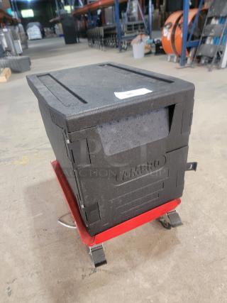 Cambro EPP300 Insulated Food Pan Carrier. Durable, lightweight EPP construction, holds temperatures for 4 hours.