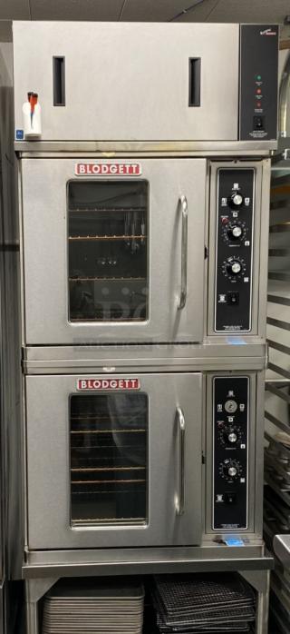 Blodgett CTB-1 Double Half Size Electric Convection Oven, robust stainless steel build, dual doors, excellent condition.