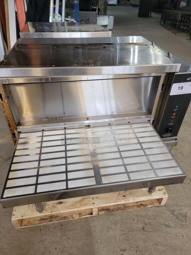 Blodgett CTB-1 Double Convection Oven with Hoodini Hood, stainless steel, ventless design, ideal for commercial kitchens.