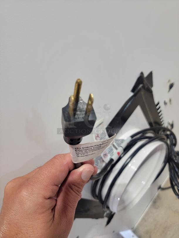 Abatement Technologies Hepa-Care HC800F air purifier plug and cord with 15 ft indoor/outdoor extension label. Tested and working.
