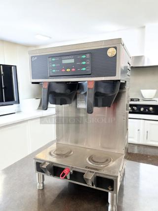 Curtis GEMTS10A1000 Gemini Twin Satellite Brewer in excellent condition, 220V, fully tested, stainless steel, dual brew heads.