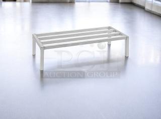 Aluminum Dunnage Rack, 60"x20"x12", heavy-duty, excellent condition, fully tested, ideal for storage and support.