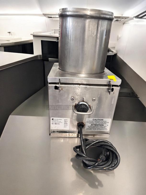 Server Products DI-1 food and soup warmer, excellent condition, 120V, stainless steel, fully tested and working.