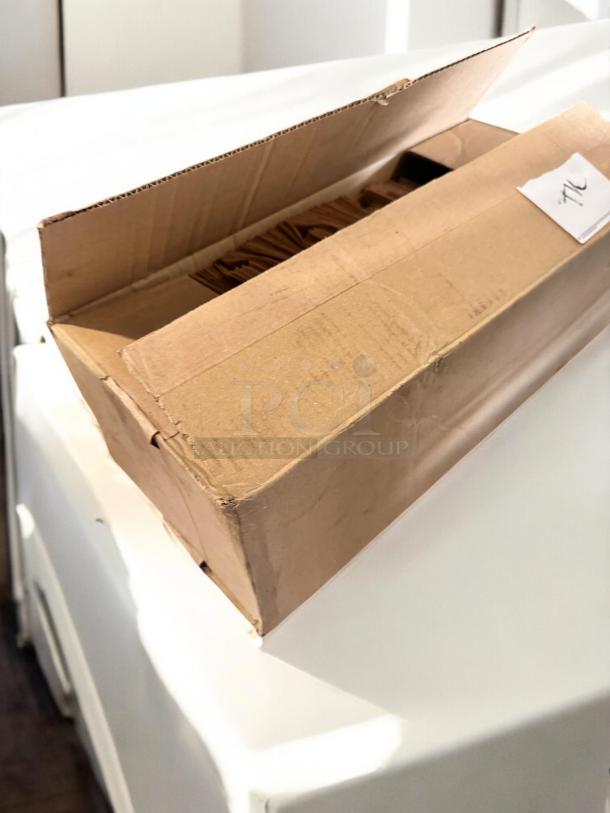 Box of PFAS-free natural sandwich bags by California Paper Bag Co., model N20/25, in excellent condition.