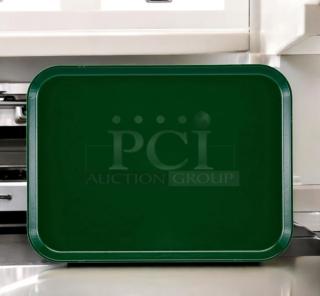 Green Cambro Camtray® Model 23-3, in excellent condition, NSF certified, durable, and ideal for food service use.
