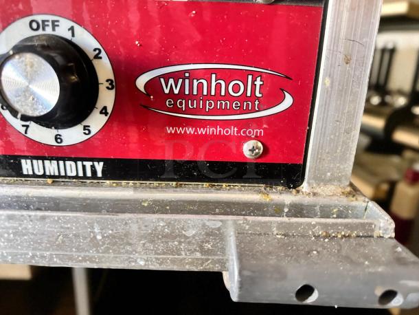 Winholt Heater Proofer, Model NHPL-1810/HH-CA/LC, excellent condition, humidity control knob, visible brand logo.